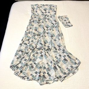 WHBM strapless dress